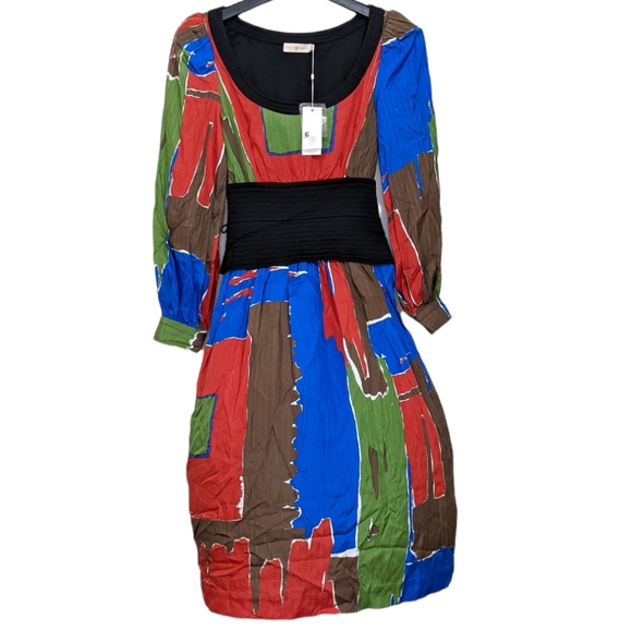 Tory Burch Dresses & Skirts - Tory Burch Print Tie Waist Dress Size 6 New With Defects